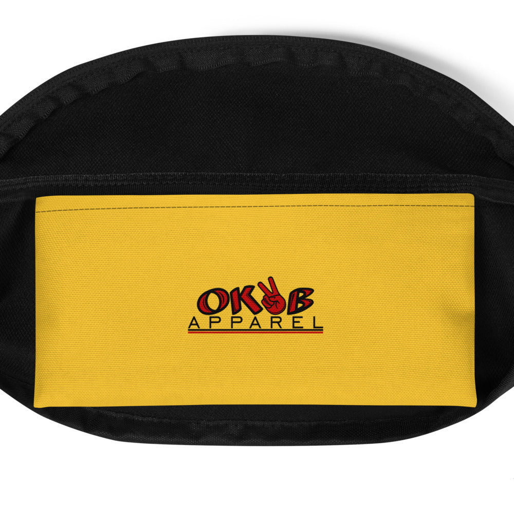 "It's OK To Be Black" Tricolor Block Fanny Pack