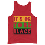 "It's OK To Be BlacK" Tricolor Block Tank Top